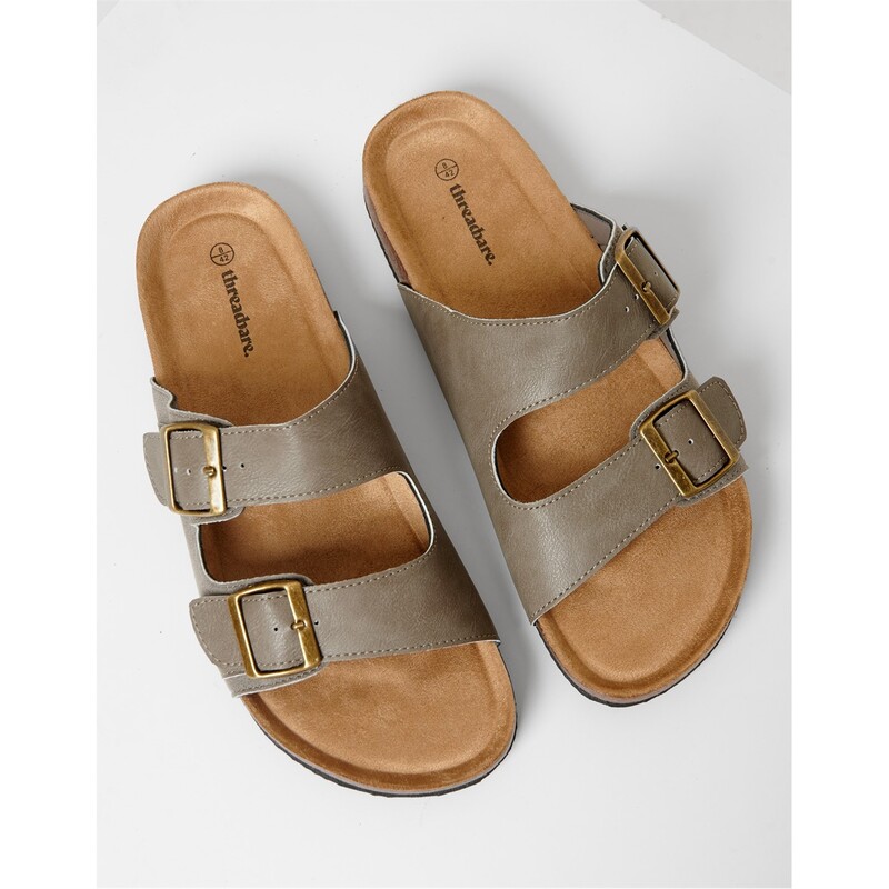 スリードベア メンズ シューズ サンダル Threadbare Sandal Atticus Sn99 Stone ストーン