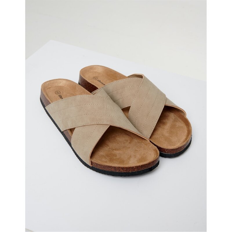 スリードベア メンズ シューズ サンダル Threadbare Sandl Atlante Sn99 Beige ベージュ