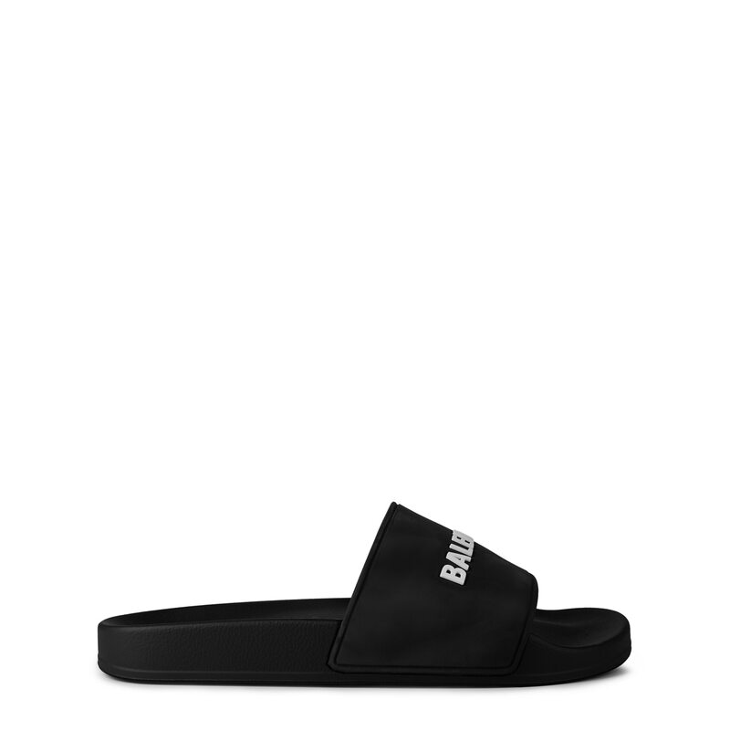 楽天市場】BALENCIAGA【バレンシアガ】POOL SLIDE RUBB LOGO SANDALS
