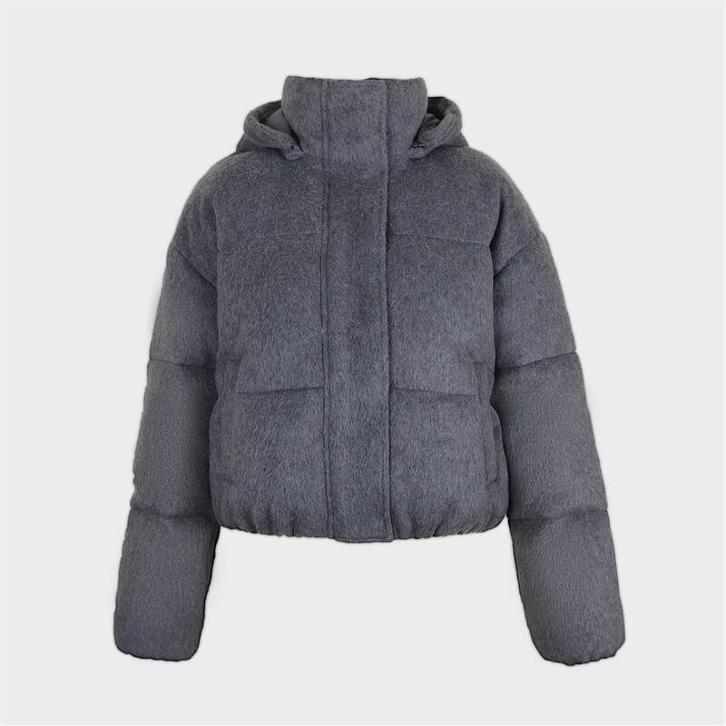 ジャック ウィルス レディース アウター ジャケット・ブルゾン ウール Jack Wills Wool Puffer Ld54 Grey グレー 17,505円