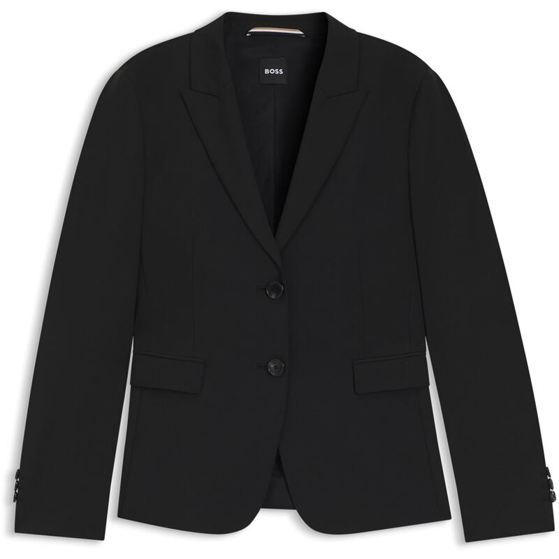 ボス レディース アウター ジャケット・ブルゾン Boss Juleah 10249090 01 Black ブラック