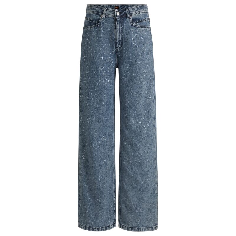 ボス レディース ボトムス デニムパンツ Boss C Marlene Hr Hf 10265991 01 Dark Blue ブルー|ReVida 店