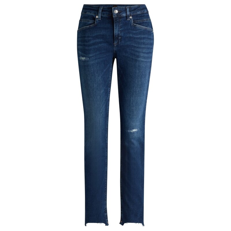 ボス レディース ボトムス デニムパンツ Boss C Jackie Mr Rh 10262413 01 Dark Blue ブルー