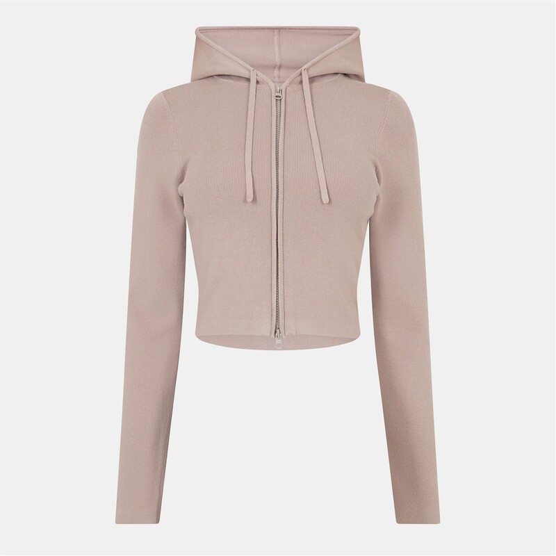 ジャック ウィルス レディース アウター パーカー・スウェット ニット パーカー Jack Wills Knitted Zip Hoodie Women Taupe トープ 10,625円