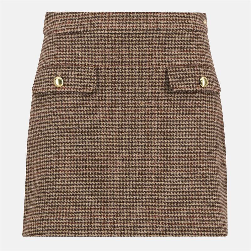 バブアー レディース ボトムス スカート ミニ ウール Barbour Sophia Mini Wool Skirt Multi Check マルチカラー
