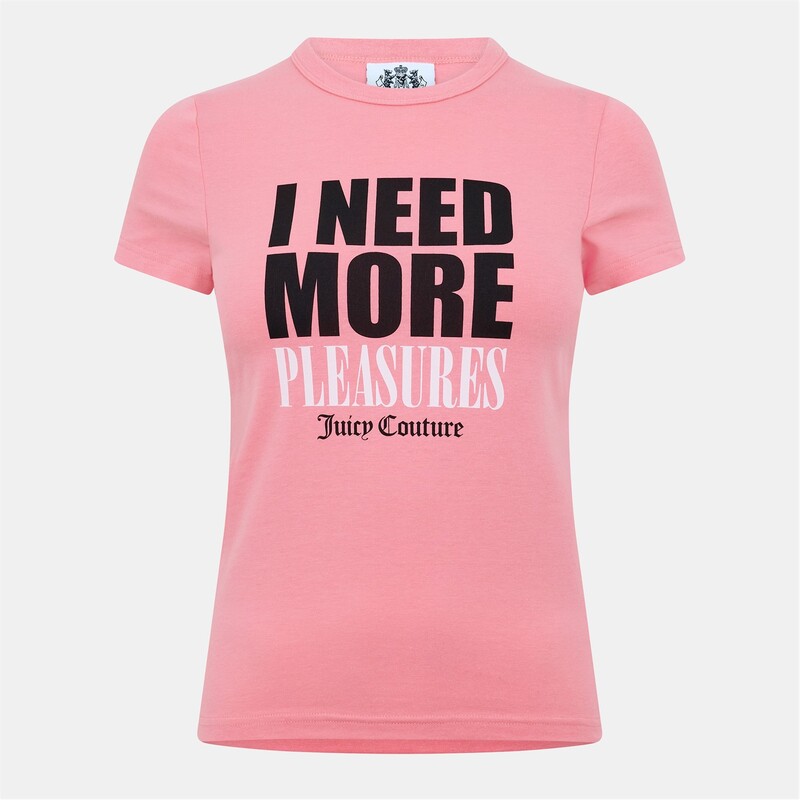 プレジャーズ レディース トップス Tシャツ Pleasures X Juicy Couture Slogan Baby Tee Pink ピンク｜ReVida 店 10,636円