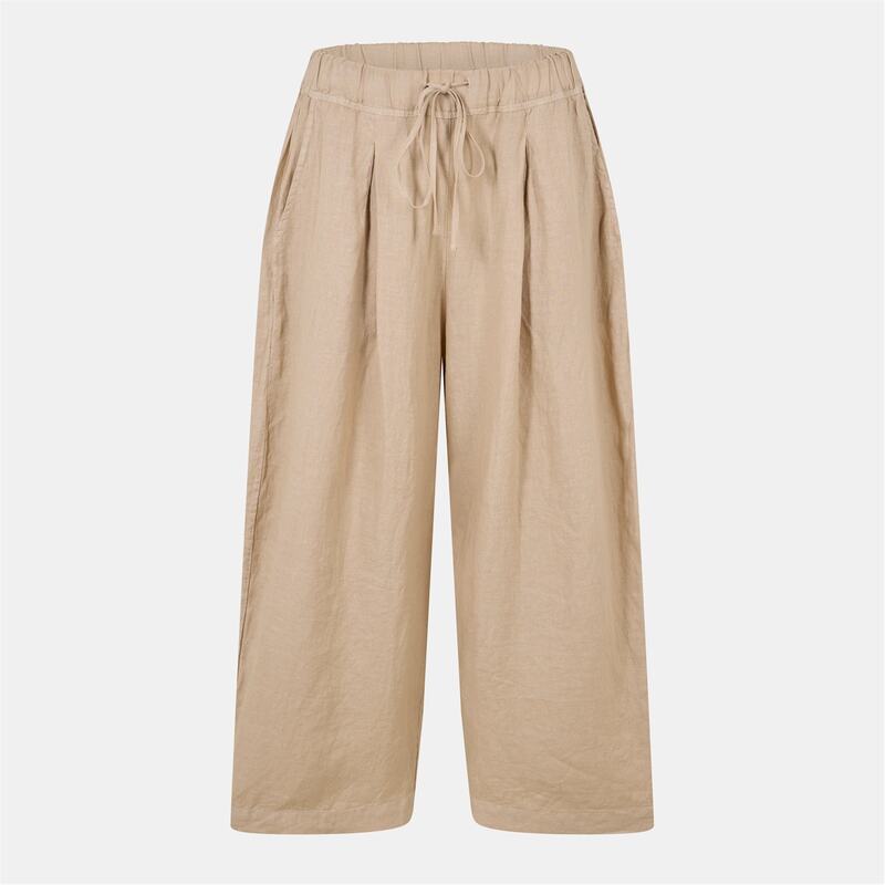 ヴェルヴェットバイグラハムスペンサー レディース ボトムス カジュアルパンツ リネン Velvet by Graham and Spencer Velvet Linen Trs Ld99 Biscuit