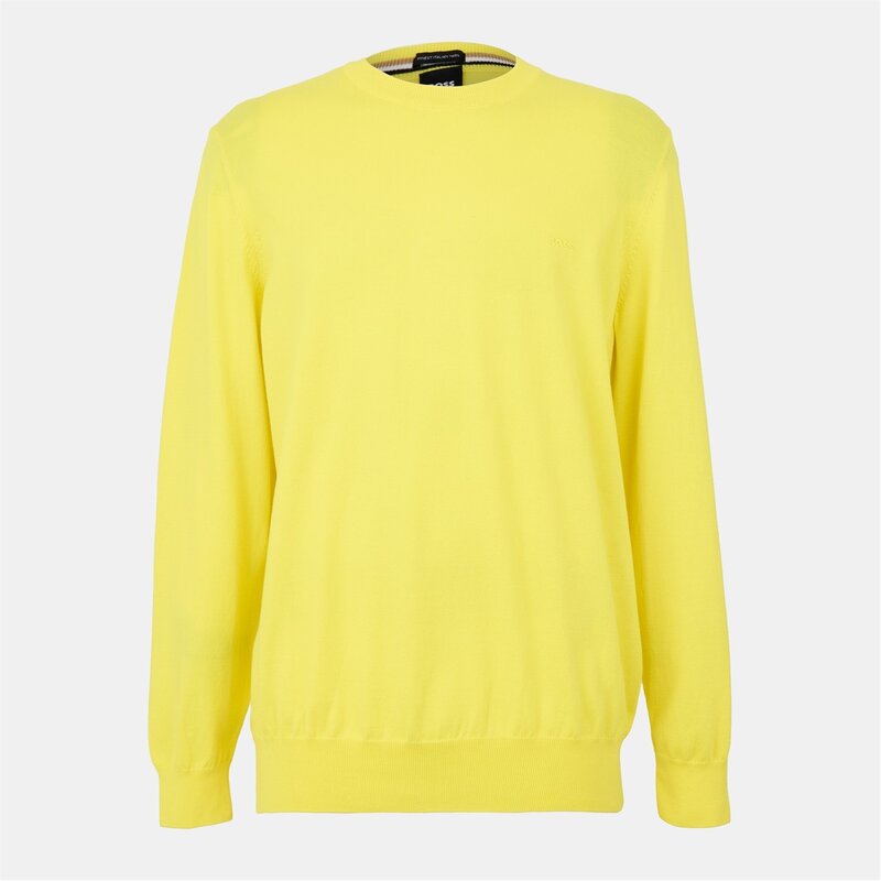 ボス メンズ アウター ニット・セーター ニット Hugo Boss Pascas Knit Jumper Mens Bright Yellow イエロー 21,075円