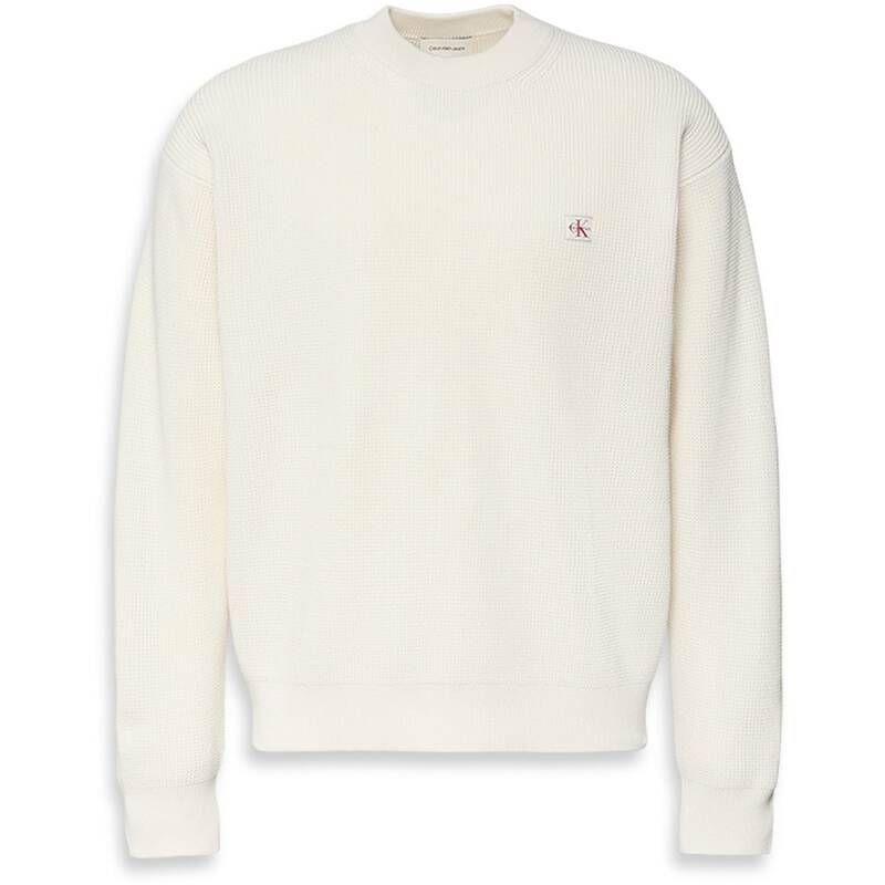 カルバンクライン メンズ アウター ニット・セーター Calvin Klein Jeans CKJ Waffle Jumper Sn54 Tofu|ReVida 店