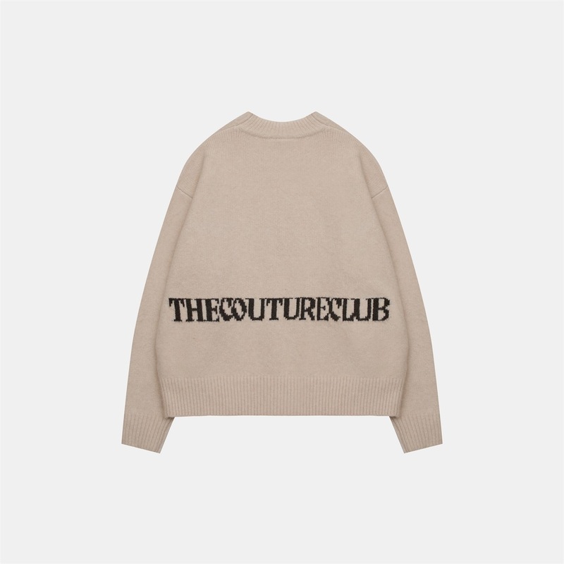 ザ クチュール 野球クラブ メンズ アウター 編み物・プルオーバー 編み物 THE COUTURE CLUB Couture Copy Knit 錫61 Beige ベージュ