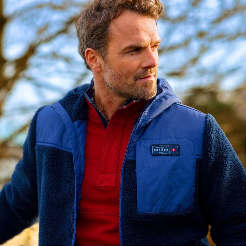 ウィグル メンズ アウター 上衣・上衣 フリース 上衣 Brakeburn Gargrave Fleece Jacket Navy 米国海軍