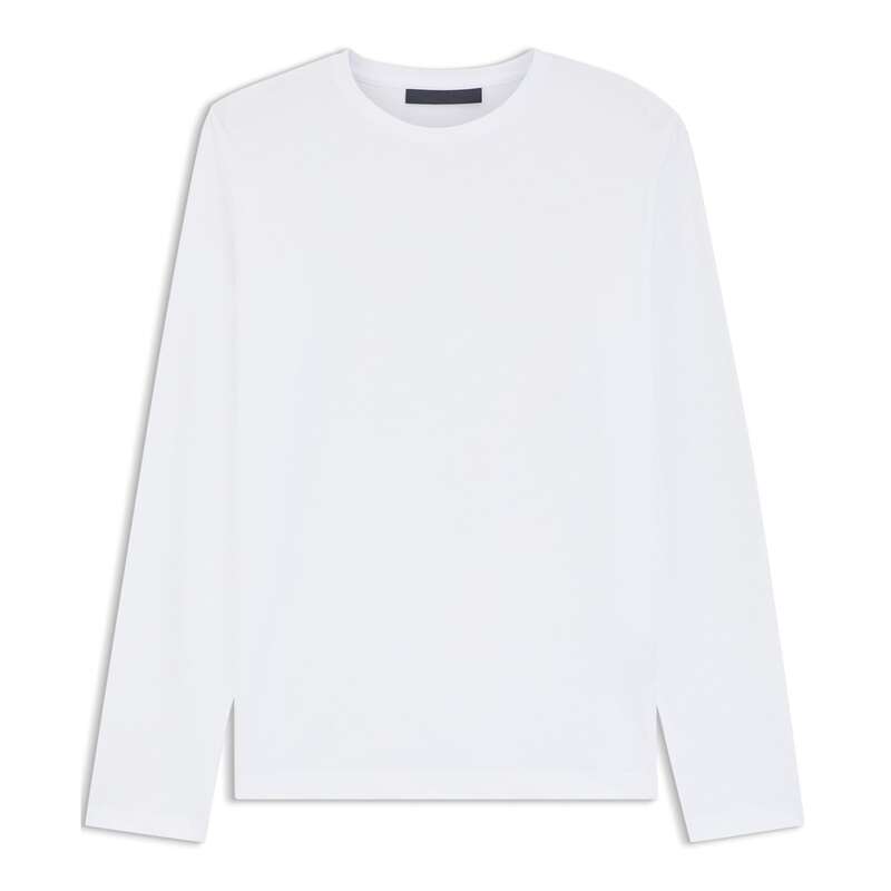 ボス メンズ トップス Tシャツ コットン Boss x BECKHAM Cotton Long Sleeve T-Shirt White 100 ホワイト｜ReVida 店