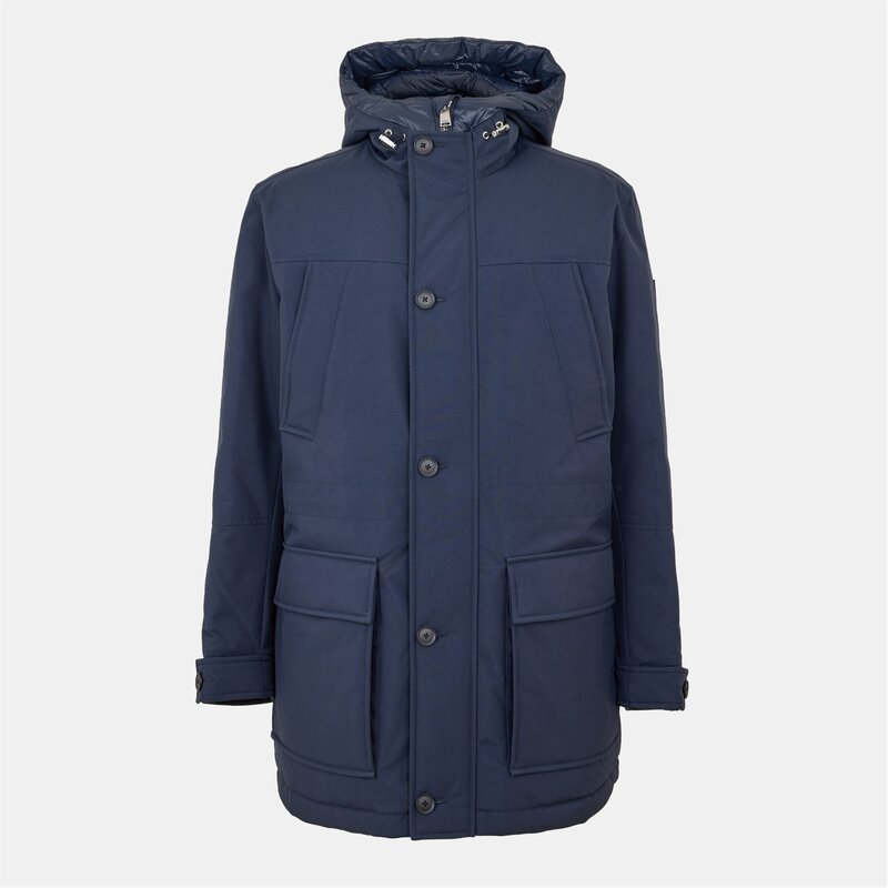 ボス メンズ アウター ジャケット・ブルゾン ジャケット Boss H-Detoni Jacket Dark Blue 404 ブルー|ReVida 店