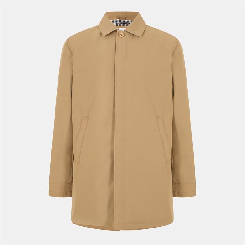 アクアスキュータム メンズ アウター ジャケット・ブルゾン AQUASCUTUM AquAct Mid Trench Sn54 Khaki カーキ