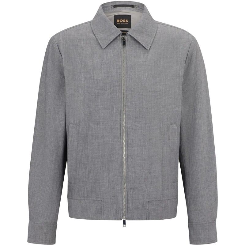 ボス メンズ アウター ジャケット・ブルゾン Boss T-Heston-Wing-224 10248153 01 Silver シルバー｜ReVida 店