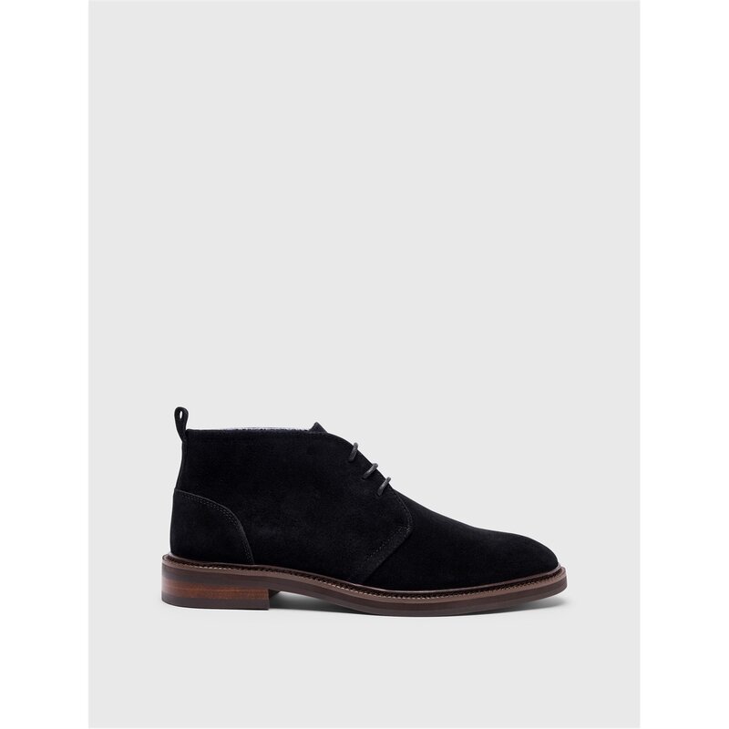 プレティグリーン メンズ シューズ ブーツ・レインブーツ Pretty Green Handley Boots Black ブラック｜ReVida 店