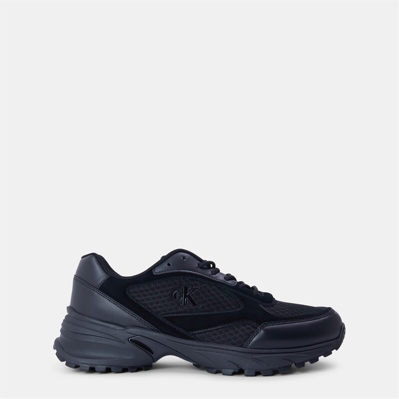 カルバンクライン メンズ シューズ スニーカー Calvin Klein CK L Hike RNR NYL Sn54 Triple Black ブラック|ReVida 店