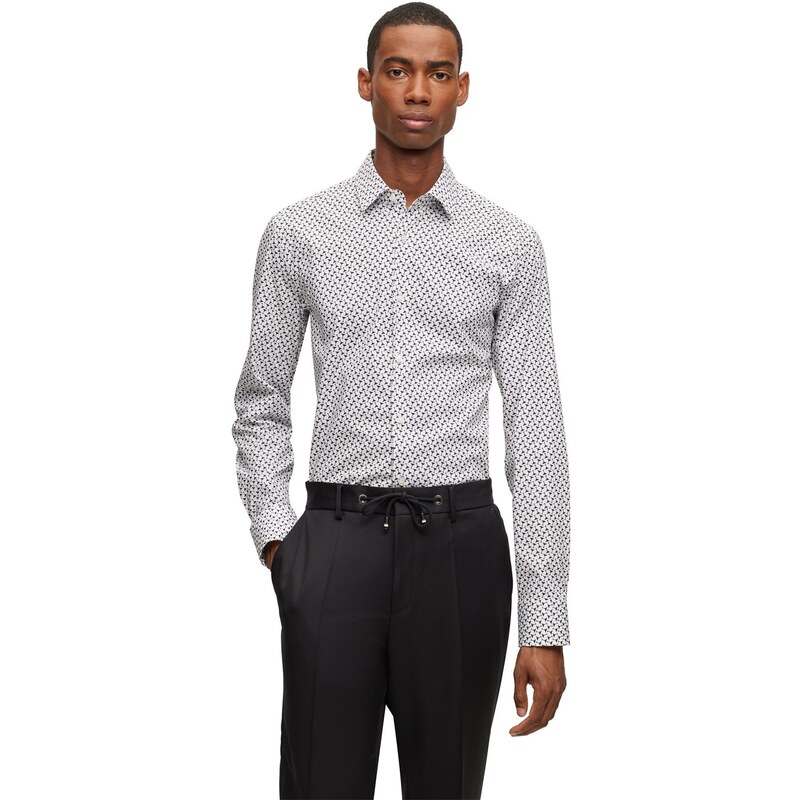 ボス メンズ トップス シャツ Boss H-Hank-S-Kent-C1-232 10253953 Black ブラック