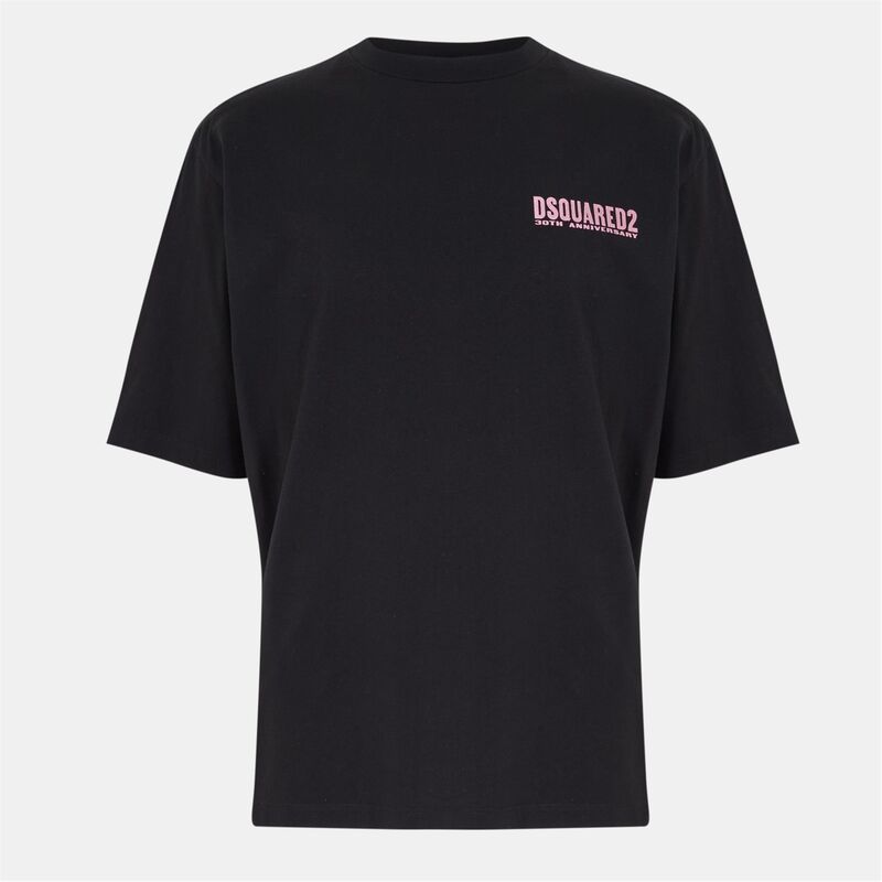 ディースクエアード メンズ トップス Tシャツ DSQUARED2 DSQ Loose Fit Tee Sn54 Black ブラック