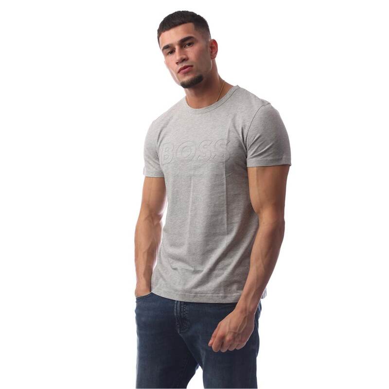 ボス メンズ トップス Tシャツ Boss Teebo Sn99 Pastel Grey グレー