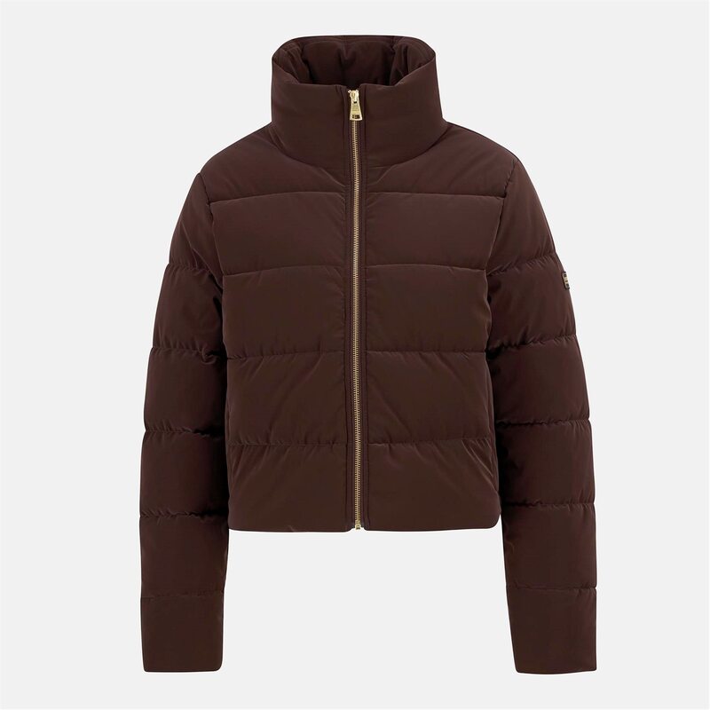 バブアー レディース アウター ジャケット・ブルゾン ベルベット ジャケット Barbour International Hudson Velvet Puffer Jacket Red Velvet レッド