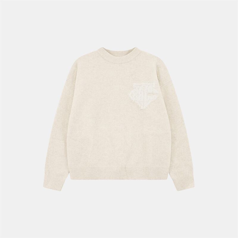ザ クチュール クラブ レディース アウター ニット・セーター THE COUTURE CLUB Couture Fluffy Crew Ld62 Beige ベージュ