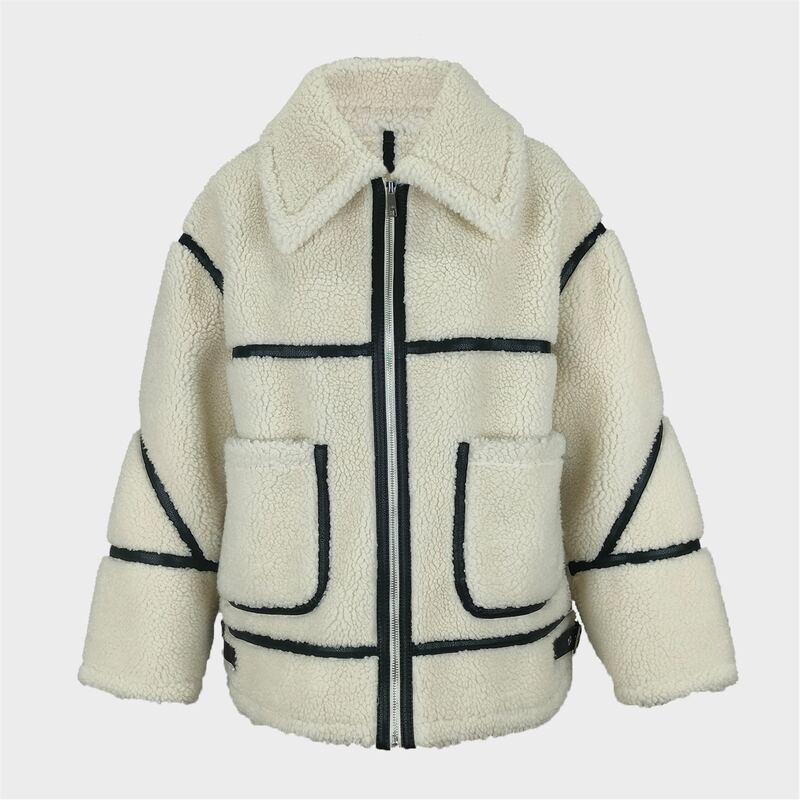 手玉 濾過性病原体 レディース アウター 上衣・上衣 上衣 Jack Wills Sherling Jacket Ld54 Cream 皮膚軟化剤
