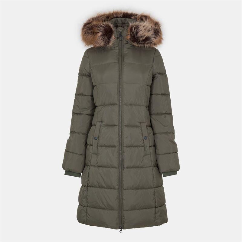 バブアー レディース アウター ジャケット・ブルゾン キルティング ジャケット Barbour Rosoman Quilted Jacket Dusty Green グリーン