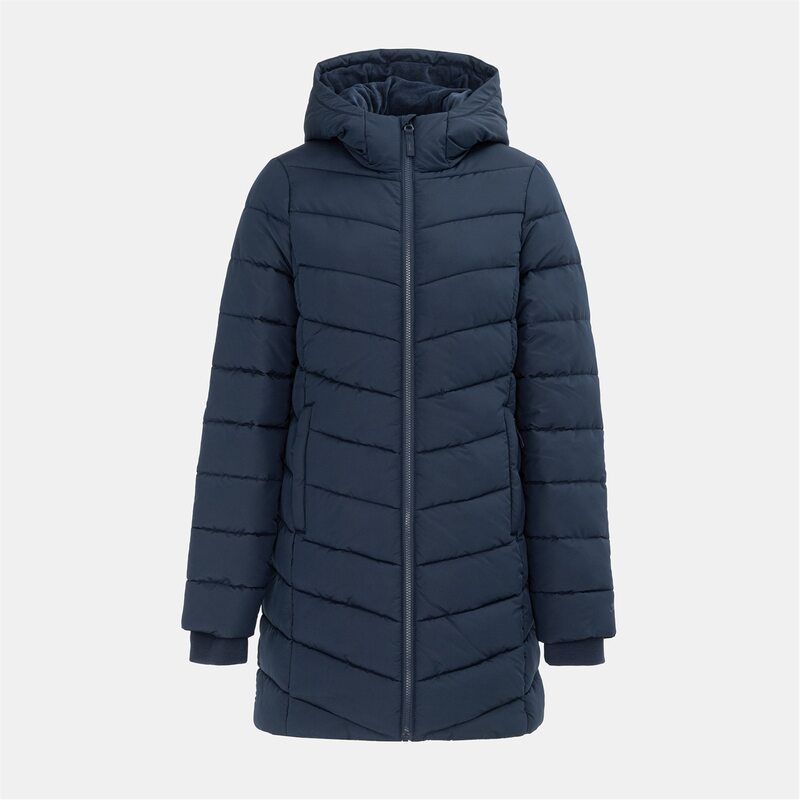 スラセンジャー レディース アウター 上衣・上衣 上衣 Slazenger Mid-Length Padded Jacket Womens Navy Blazer 米国海軍