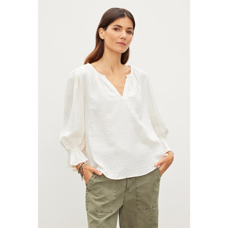 ヴェルヴェットバイグラハムスペンサー レディース トップス シャツ Velvet by Graham and Spencer Velvet Top Ld99 Coconut