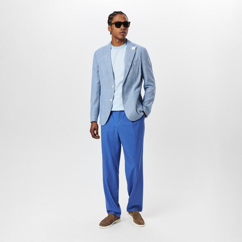 ボス メンズ アウター ジャケット・ブルゾン ジャケット Boss Men HBB C Hanry Suit Jacket Lt Pas Blue 454 ブルー
