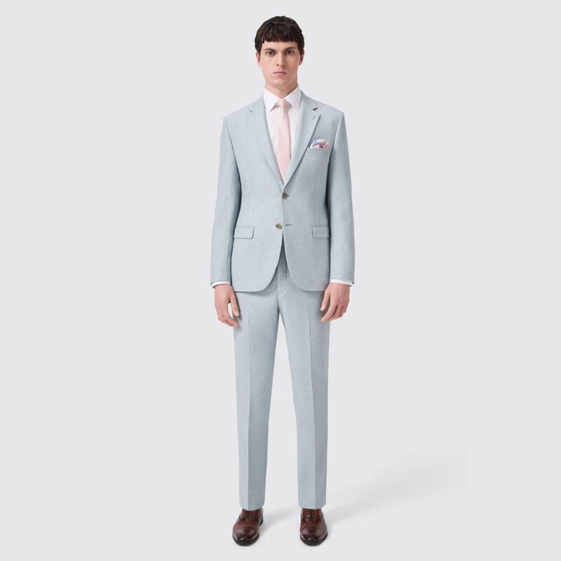 ウィズアウトプレジュデス メンズ アウター ジャケット・ブルゾン スリムフィット ジャケット Without Prejudice Archer Donegal Slim Fit Suit Jacket Blue Tweed ブルー