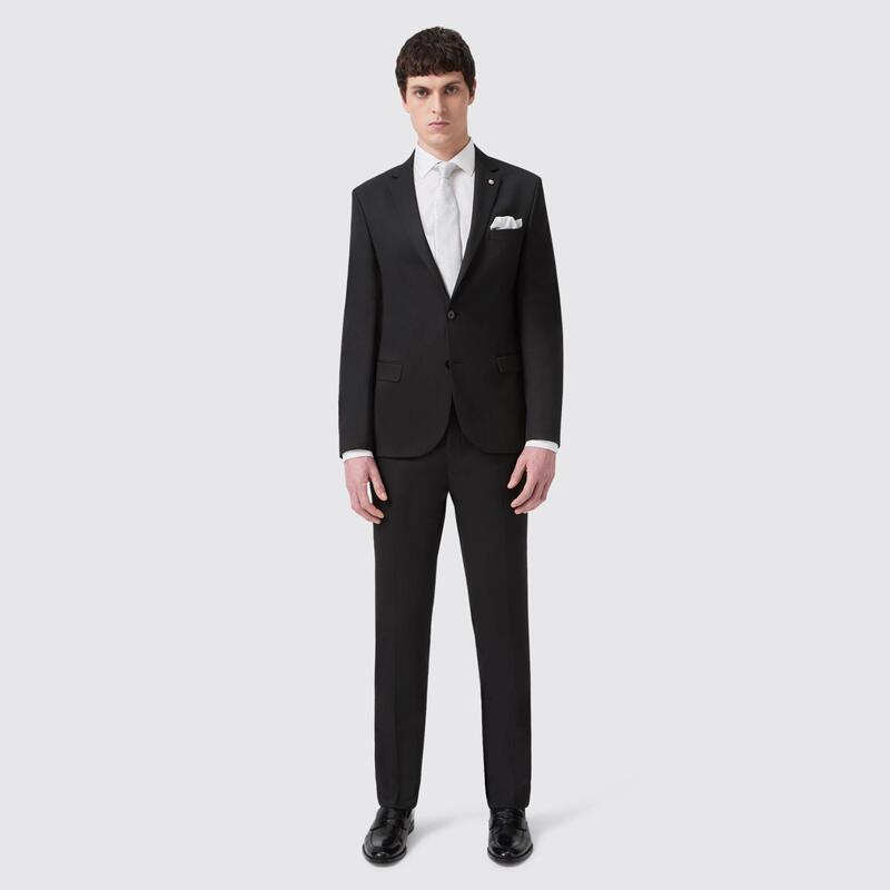 ツイステッド テイラー メンズ アウター ジャケット・ブルゾン ジャケット Twisted Tailor Ellroy Tailored Fit Jacket Black ブラック