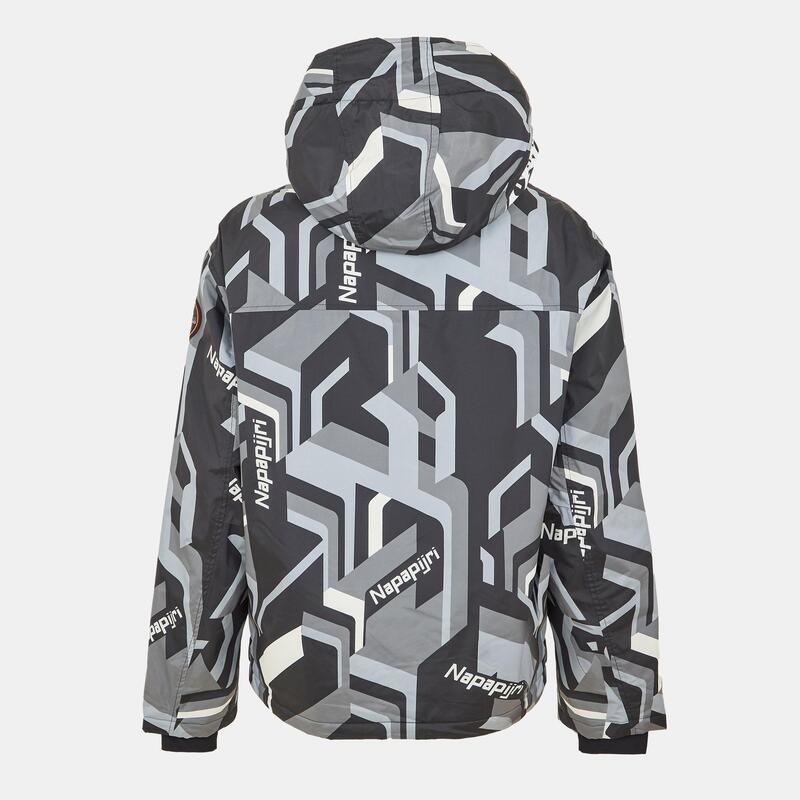 ナパピリ メンズ アウター ジャケット・ブルゾン ジャケット Napapijri Napa Rainforest Next Jacket Mens Black AOP ブラック