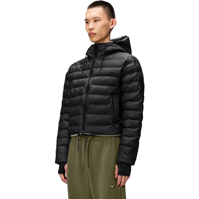 レインズ レディース アウター ジャケット・ブルゾン ジャケット Rains Lohja Short Puffer Jacket 01 Black ブラック