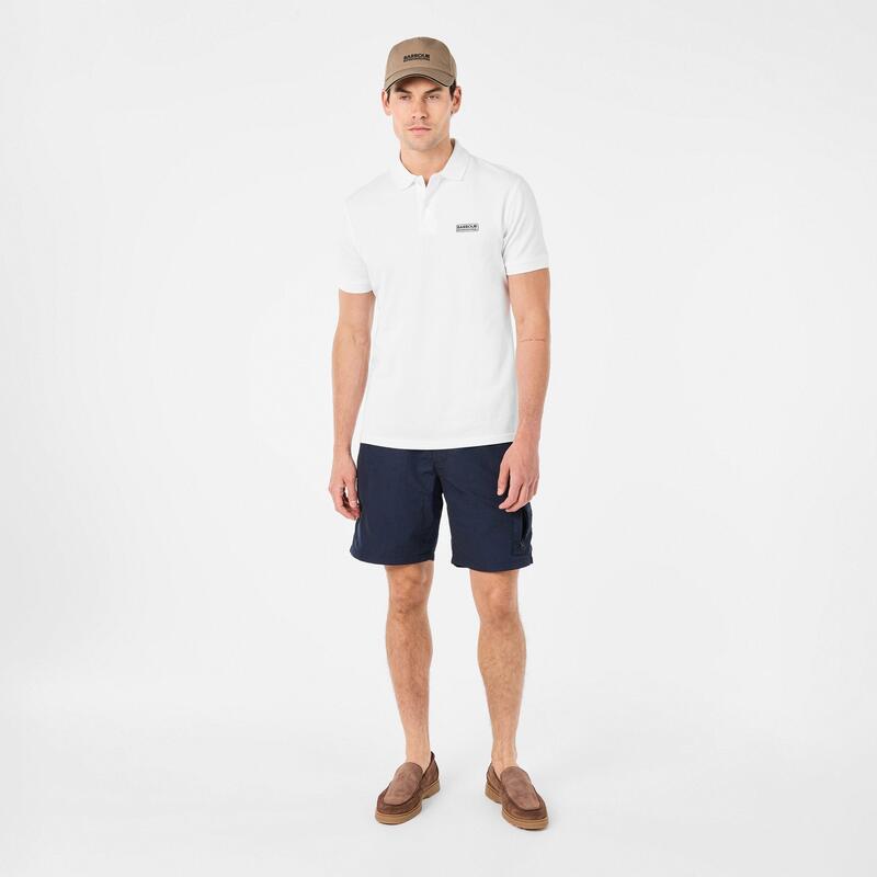 バブアー メンズ トップス ポロシャツ Barbour International Essential Polo Shirt White WH13 ホワイト｜ReVida 店