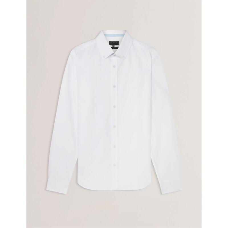 テッドベーカー メンズ トップス シャツ オックスフォード Ted Baker Ted LS Oxford shirt Sn00 White ホワイト 17,745円