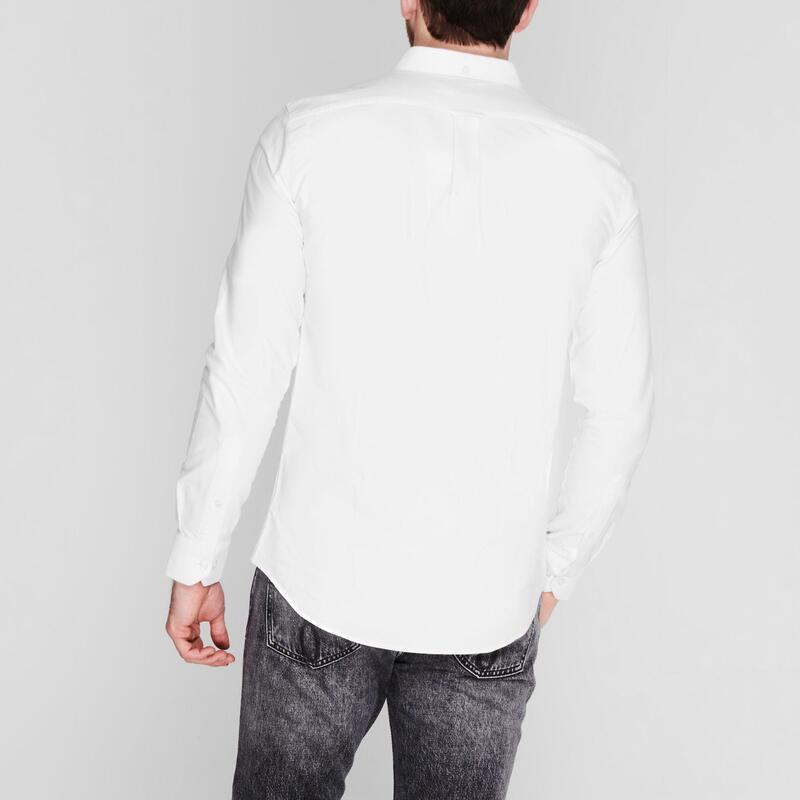ファーラー メンズ トップス シャツ オックスフォード Farah Oxford Long Sleeve Shirt White 104 ホワイト