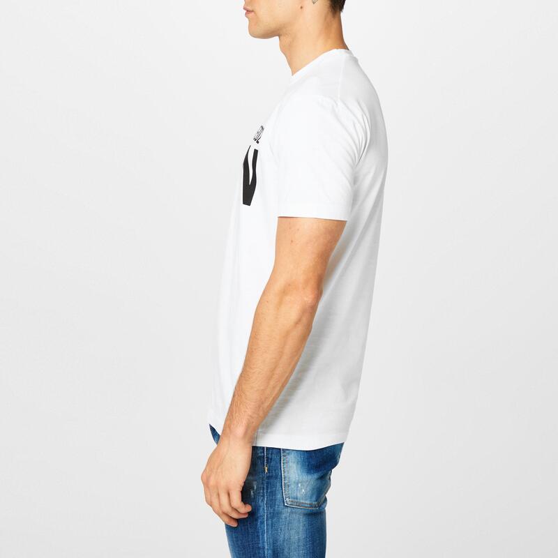 ディースクエアード メンズ トップス Tシャツ DSquared2 Dsquared2 T-Shirt White/Black ホワイト