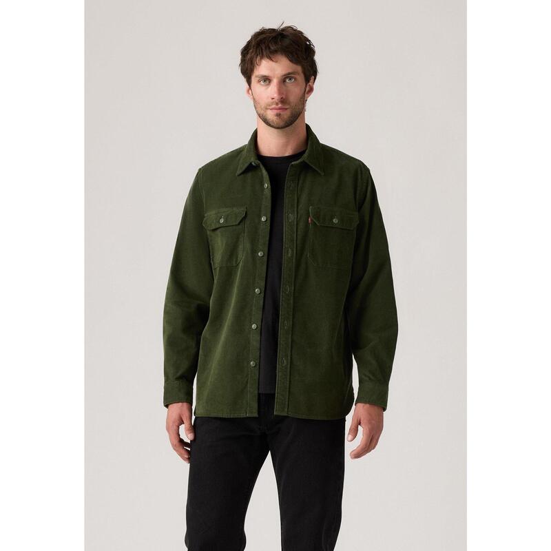 リーバイス メンズ トップス シャツ Levis Jackson Worker Shirt Olive Cord オリーブ