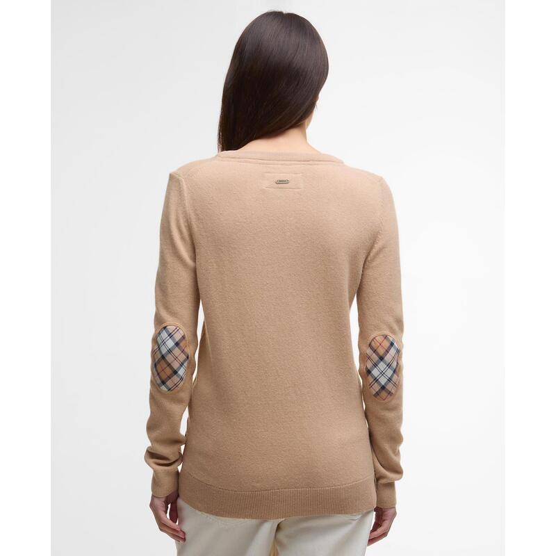 バブアー レディース アウター ニット・セーター クルーネック Barbour Pendle Crew Neck Jumper P Camel/Hessian キャメル