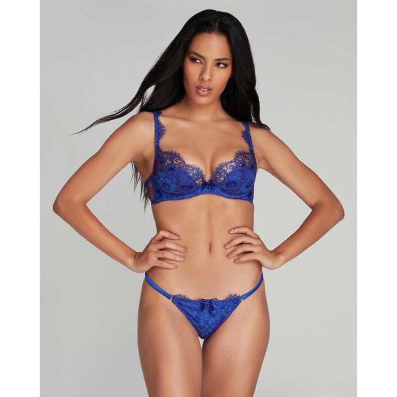 エージェントプロヴォケイター レディース アンダー御召しもの ズボン下 Agent Provocateur CARLINE Thong Cobalt 青緑色