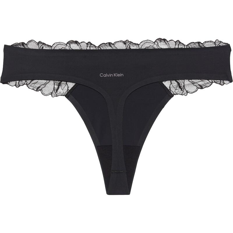 カルバンクライン レディース アンダー御召しもの ズボン下 Calvin Klein Calvin Perf Fit Thng Ld54 Black 黒いこと