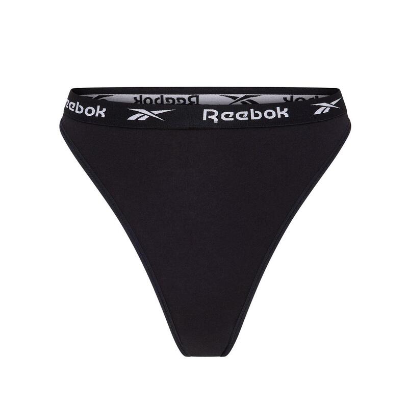 リーボック レディース アンダーお召しもの ズボン下 Reebok 3 Pack Womens Thong Lotty Blck/Whit/Gry スタンダード-ショーツ-インナー・下着・ランジェリー
