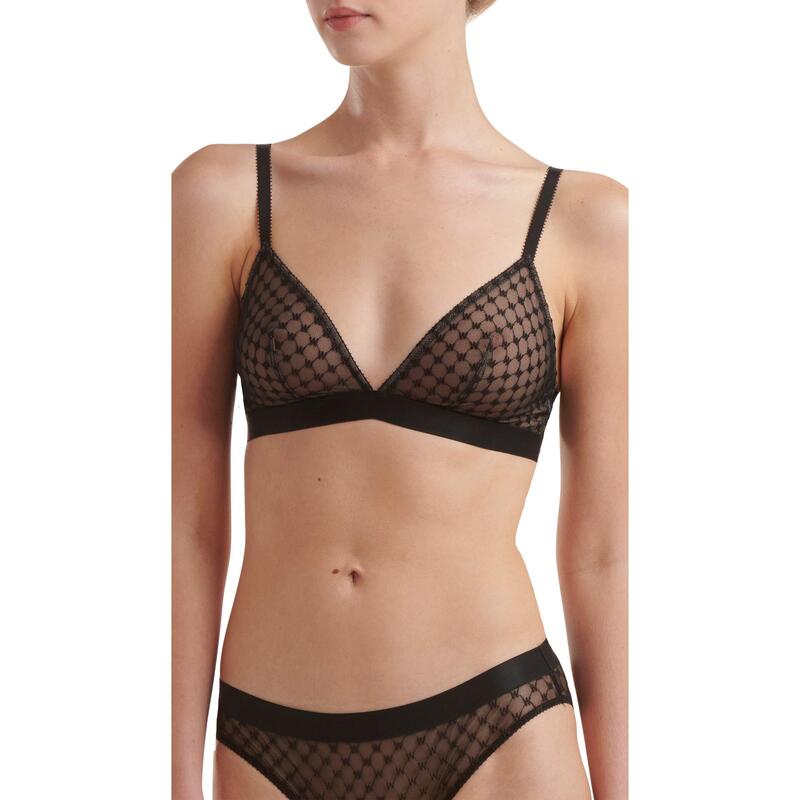 ウォルフォード レディース アンダー御召しもの ブラ Wolford Tringl Brlte Ld99 Black 黒いこと
