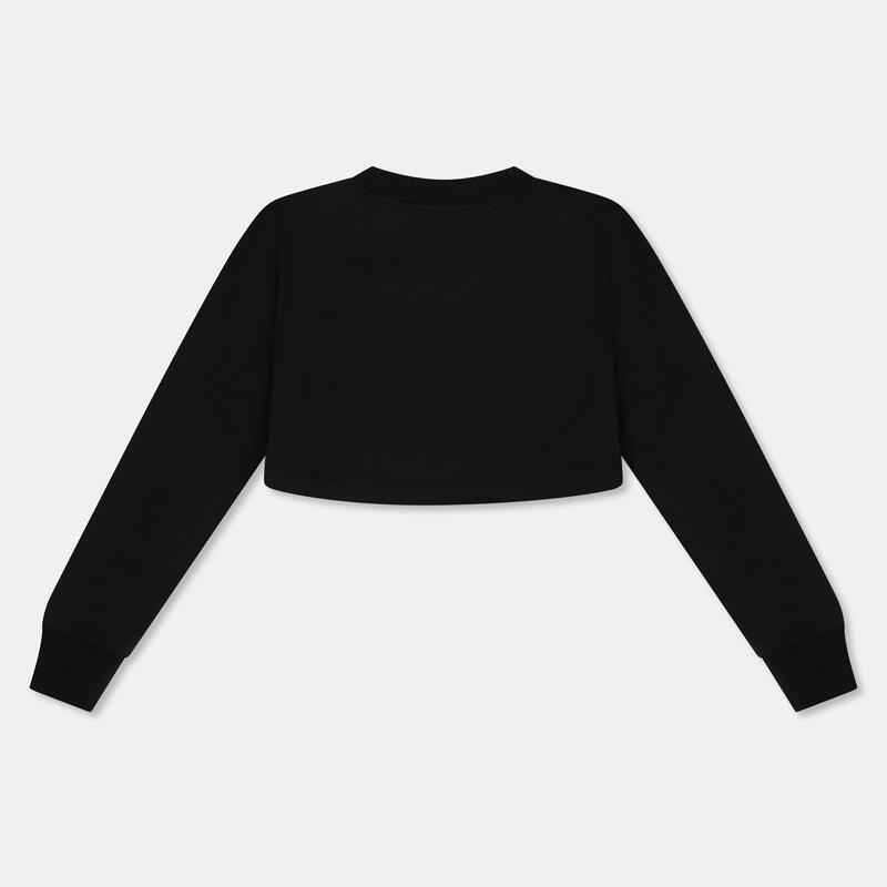 パーム・エンジェルス レディース トップス プルオーバー Palm Angels Palm LS Crop Lgo Tee Ld53 Blk/Fscha