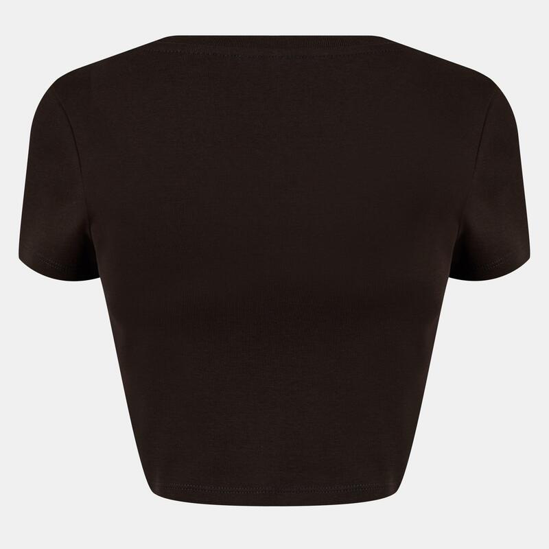 ジャック ウィルス レディース トップス Tシャツ クロップド Jack Wills Cropped Baby T-Shirt Cocao