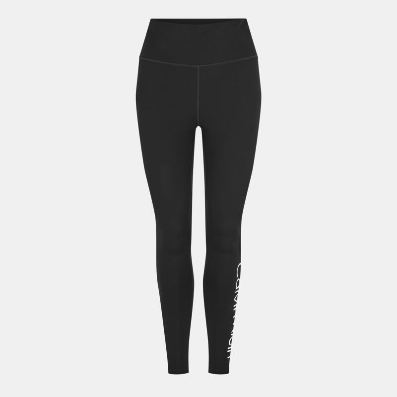 ダナ キャラン ニューヨーク州 レディース ボトムス レギンス ロゴタイプ DKNY High Waisted Logo Leggings Black 黒いこと