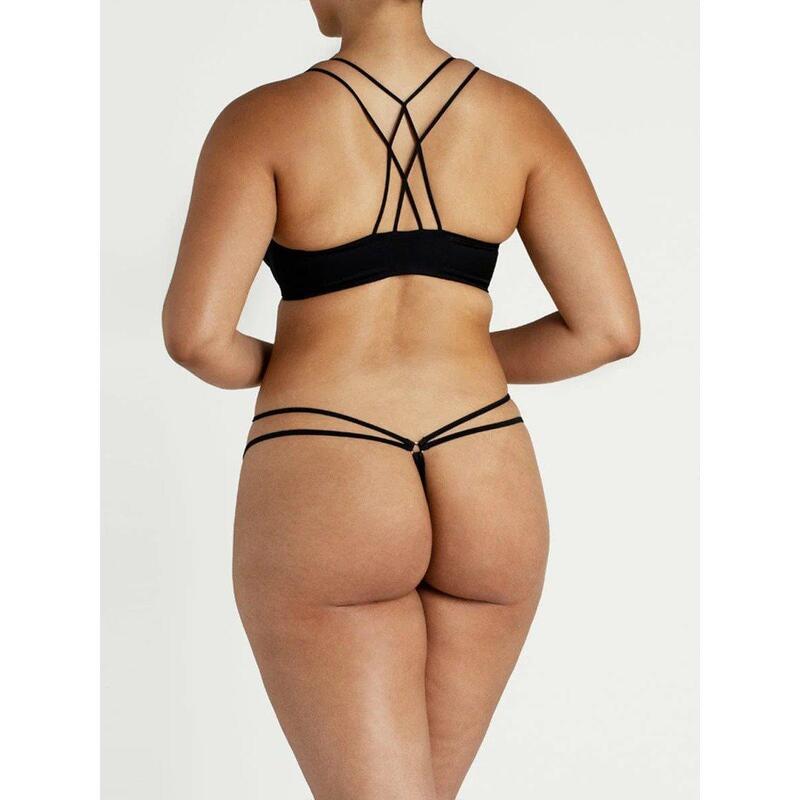 ココドメール レディース アンダー御召しもの ブラ Coco de Mer Half Cup Bra Black 黒いこと