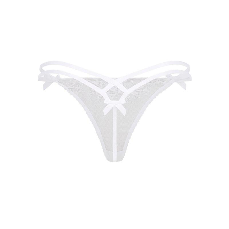 エージェントプロヴォケイター レディース アンダー御召しもの ズボン下 Agent Provocateur ROSIA Thong White 白いこと